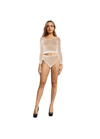 Комплект сексуального белья светиться в темноте топ и трусы из ромбовидной сетки One Size No Brand (335400979)