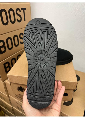 Жіночі Уггі UGG Mini Black (Замша) (369384143)