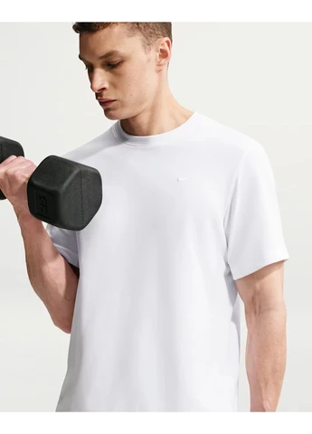 Белая мужская футболка primary dri-fit ss versatile dv9831-100 белая Nike