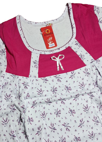 Жіноча нічна сорочка тепла на флісі бавовна (209) ANDIN (369000861)