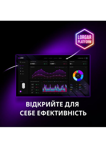 Мышь MSA10W Wireless Gaming Black (LRG-MSA10W-BK) LORGAR (324690732)