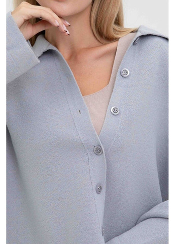 Светло-серый демисезонный кардиган Sewel