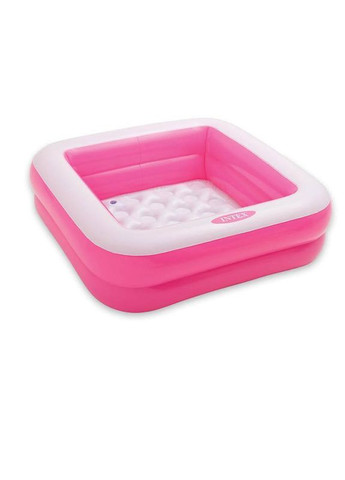 Басейн дитячий 57100 на 60 л з надувним дном Рожевий Intex (327797160)