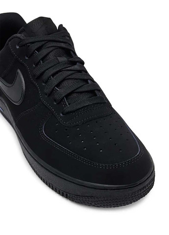 Черные демисезонные мужские кроссовки air force 1 07 черный Nike
