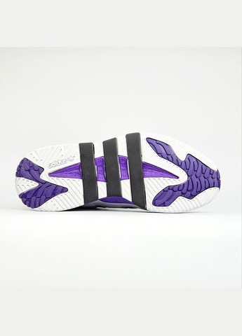 Кросівки жіночі і чоловічі Adidas Niteball white black purple | Адідас Найтбол білі чорні фіолетові No Brand білі демісезони (307397811)