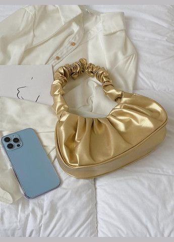 Жіноча сумка 6072 багет золота No Brand (303323034)