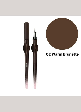 Маркер для брів Beauty Micro Brow Liner, 02 Warm Brunette Bless (314693026)