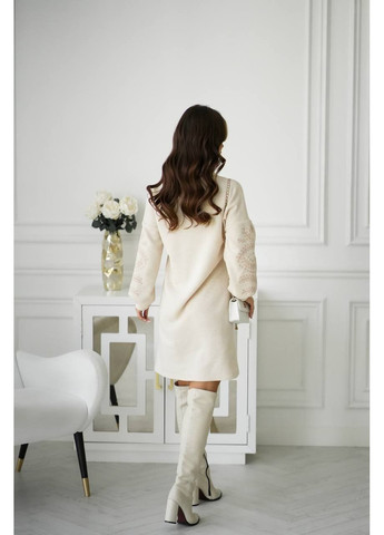 Бежева сукня, колір бежевий Fashion