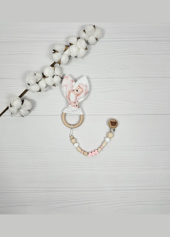 Іграшка комфортер Ведмедик, брязкальце і Еко гризунок Шурхітливі вушка з підвіскою a.l.babybox Альпака No Brand (316318309)