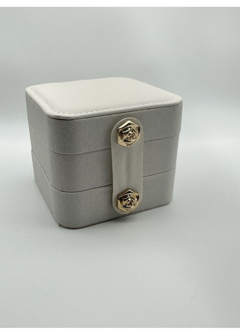 Двухуровневый вместительный ящик для украшений с двумя зонами хранения Белая No Brand (326970318)