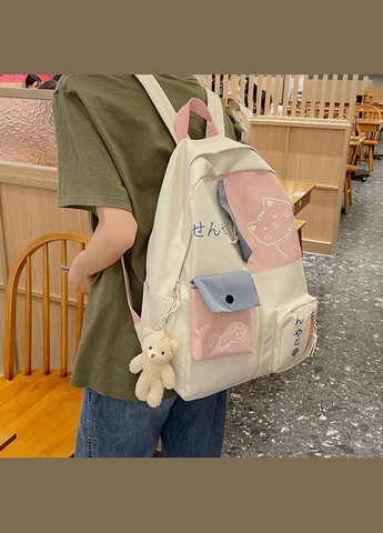 Рюкзак 10450 жіночий дитячий шкільний портфель рожевий No Brand (326487554)