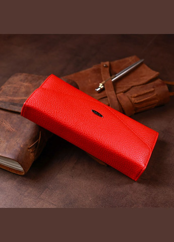 Женский кошелек из экокожи флотар с монетницей 19063 Ярко-красный KIVI (306882098)