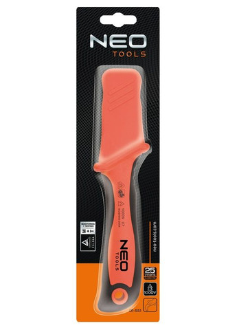 01551 Нож монтерский (1000 В), 190 мм Neo Tools (314835612)
