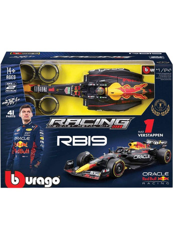 Авто-конструктор ORACLE RED BULL RACING RB19 1:24 (18-28507) Bburago (370034337)