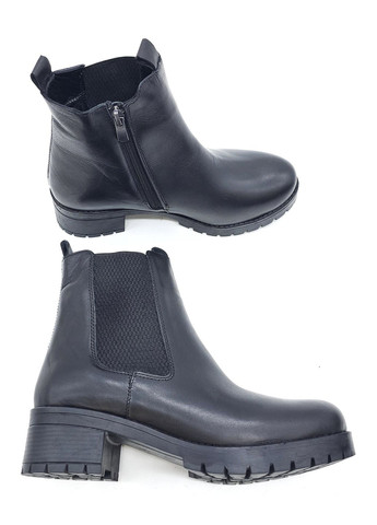 Жіночі черевики зимові чорні шкіряні MR-14-6 24 см (р) Morento (266777888)