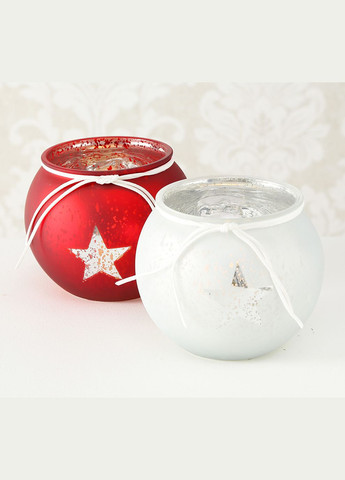 Подсвечник "Старлайт" стекло микс h13см (1015185) Boltze (305412829)