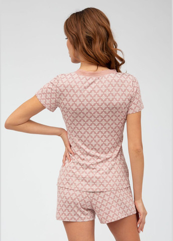 Розовая всесезон женская пижама №1181 Roksana
