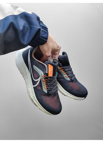 КРОСІВКИ ЖІНОЧІ NIKE AIR ZOOM PEGASUS 40 DARK BLUE НАЙК АІР ЗУМ ПЕГАСУС No Brand білі демісезони (368855946)
