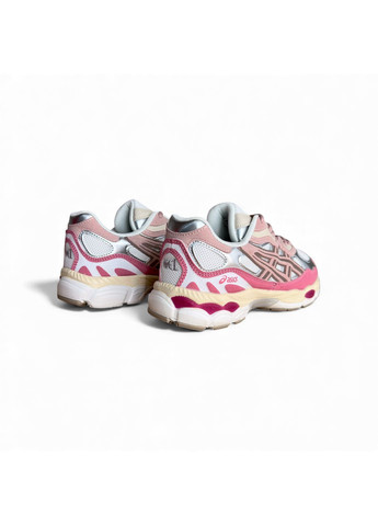 Жіночі кросівки Asics Pink Beige асікс No Brand Gel nyc рожеві демісезони (367179188)