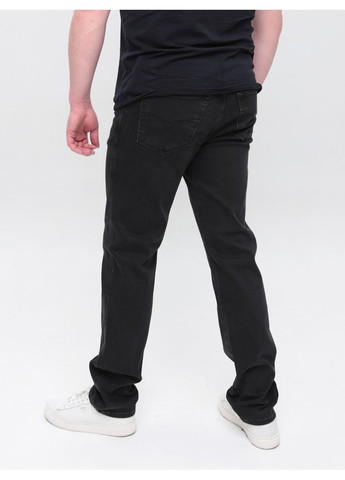 Джинси чоловічі сіро-чорні зі стрейчем Lexus Пряма (365813807)