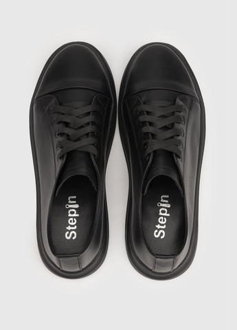 Чорні кеди жіночі l-25 (2000990481061d) shop (2000990481061) Stepln