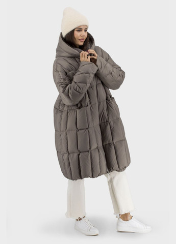 Бежевый зимний Пуховик Basic