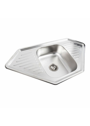 Кухонна мийка з нержавіючої сталі 9550В ДЕКОР (0,8/180 мм) Platinum (336934547)