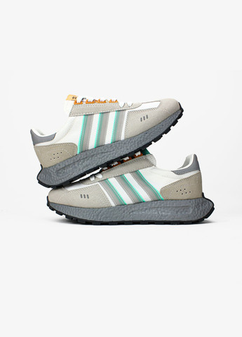 Серые демисезонные кроссовки мужские adidas retropy e5 grey green | адидас ретропи е5 серые No Brand