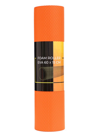Массажный ролик EVA+ 60 x 15 см (валик, роллер) XR-0307 Orange Cornix (304252793)