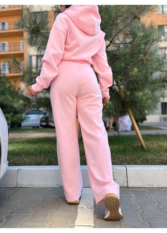Костюм жіночий Joy One 80073 укорочене худі на блискавці з капюшоном та брюки рівні від стегна No Brand (302899873)