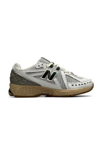 Білі Осінні кросівки чоловічі, вьетнам New Balance 1906R White Green Cream