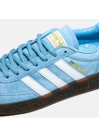 Блакитні Осінні кросівки чоловічі adidas spezial handball blue адідас спеціал No Brand