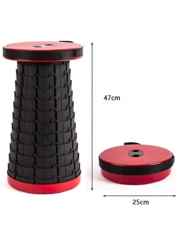 Портативний висувний складаний стілець Retractable Folding Stools Туристичний стілець Stenson (391262506)