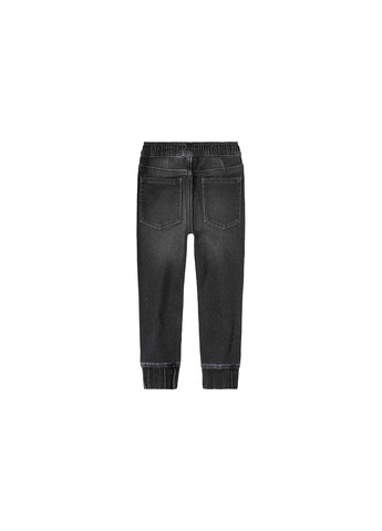Черные демисезонные джинсы джоггеры стрейтчевые для мальчика 382075 Lupilu