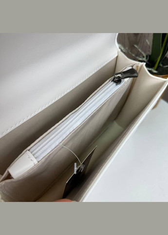 Мини сумочка клатч с птичками на цепочке из экокожи белая (sku_1303Б) No Brand (330576217)