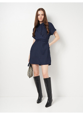 Темно-синее кэжуал платье Esmara однотонное