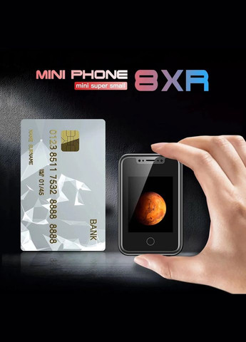 Мини мобильный телефон AIEK BM 8XR 2SIM Mini Красный Home (288578993)