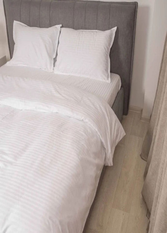 Постільна білизна Вілюта сатин страйп двоспальна. Постіль Вілюта двійка. Комплект постільної білизни Viluta Постільна білизна (346268521)