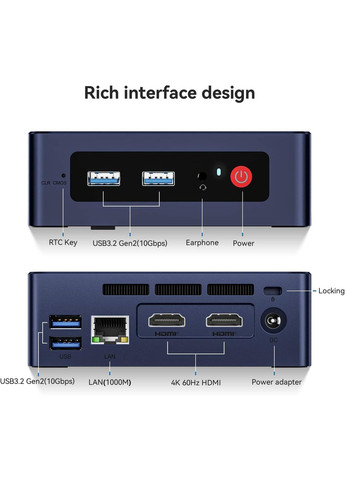Неттоп Mini S12 Pro 16/500Gb Beelink (316466584)