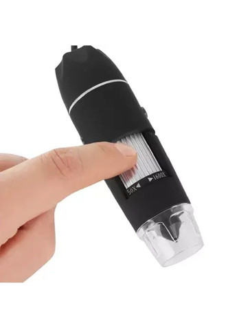 Цифровий мікроскоп із живленням від USB регулюванням яскравості кратністю збільшення 1600x2 Mpix 11,5х3 см (478529-Prob) Unbranded (306093635)