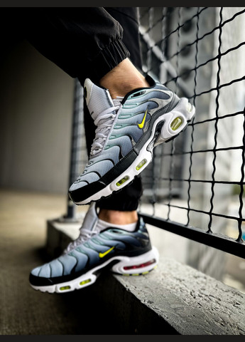 Синие демисезонные кроссовки мужские nike air max tn plus 'bright cactus' | найк аир макс тн плюс синие No Brand