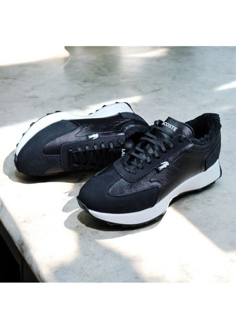 Комфортні жіночі шкіряні чорні кросівки зимові теплі на хутрі натуральна шкіра/замша 36-41 No Brand чорно-білі (362219630)