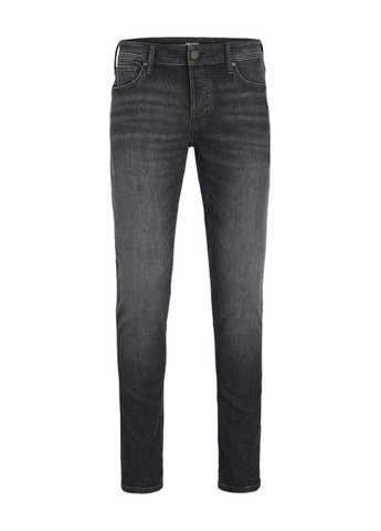 Черные демисезонные скинни джинсы Skinny LIAM 735 Jack & Jones