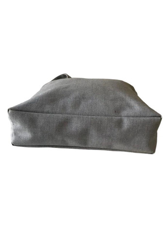 Сумка шопер жіноча з тканини повсякденна на блискавці 026 сіра два кота No Brand (369627454)