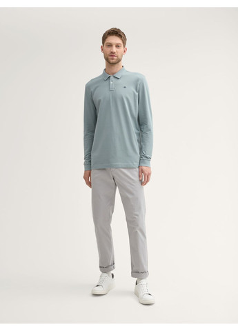 Лонгслів-поло Tom Tailor зелений