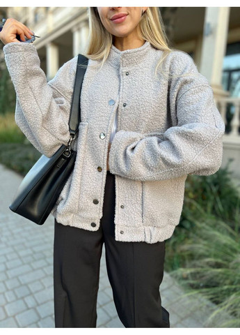 Стильный бомбер из кашемира "Баранец" – Размерная сетка в описании. DK/DL Мода без кордонів на кнопках (357435686)