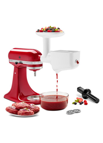 Насадка-сито для перетирания овощей и фруктов 5KSMFVSP к модели 5KSMFGA белая KitchenAid (368594160)