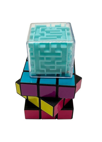 Набір головоломок 2 в 1 "Лабіринт-Кубик" IGR119, розмір 4х4 Bambi (372512242)