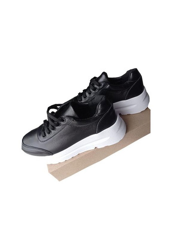 Кроссовки женские кожаные Ailinda чёрные демисезоны (315890773)