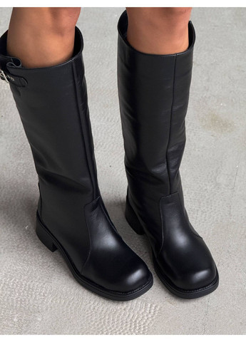 Зимние стильные женские сапоги No Brand с пряжкой